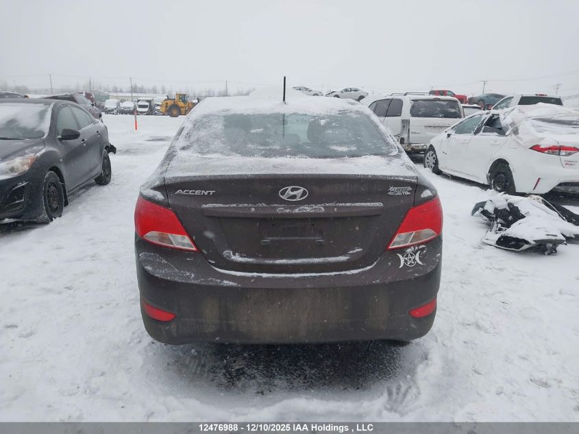 2015 Hyundai Accent Le VIN: KMHCT4AE0FU926739 Lot: 12476988