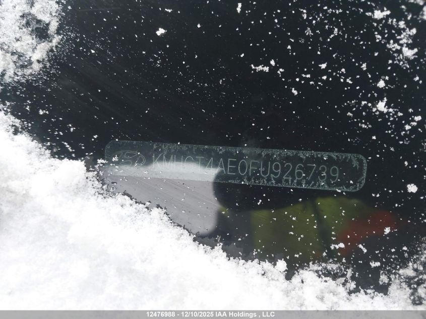 2015 Hyundai Accent Le VIN: KMHCT4AE0FU926739 Lot: 12476988