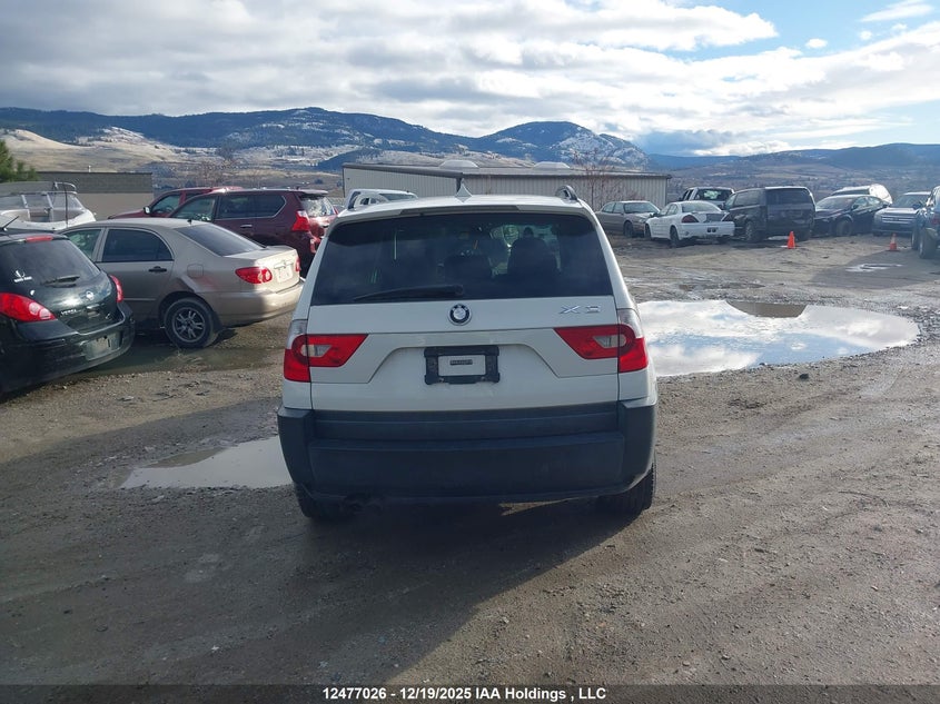 2006 BMW X3 2.5I VIN: WBXPA73416WC52984 Lot: 12477026