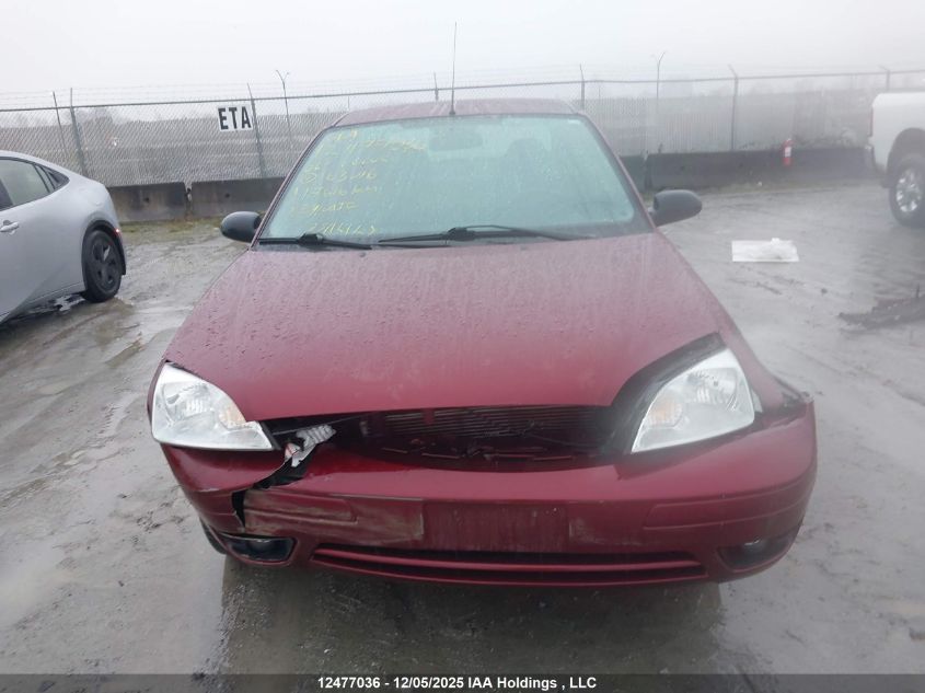 2006 Ford Focus Zx4 VIN: 1FAFP34N46W163016 Lot: 12477036