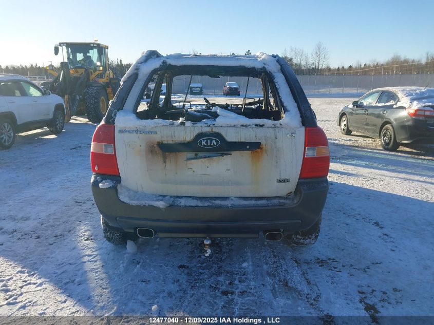 2005 Kia Sportage Ex-Luxury/Lx-V6 VIN: KNDJE723057123785 Lot: 12477040