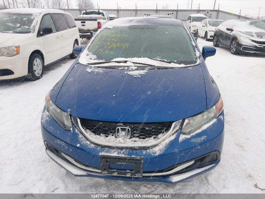 2015 Honda Civic Lx VIN: 2HGFB2F4XFH028808 Lot: 12477047