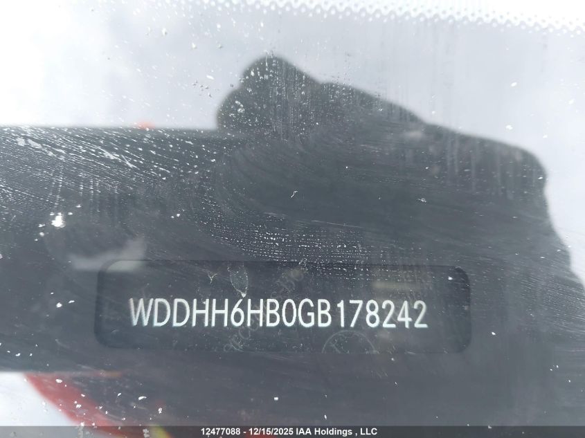 2016 Mercedes-Benz E 400 4Matic VIN: WDDHH6HB0GB178242 Lot: 12477088