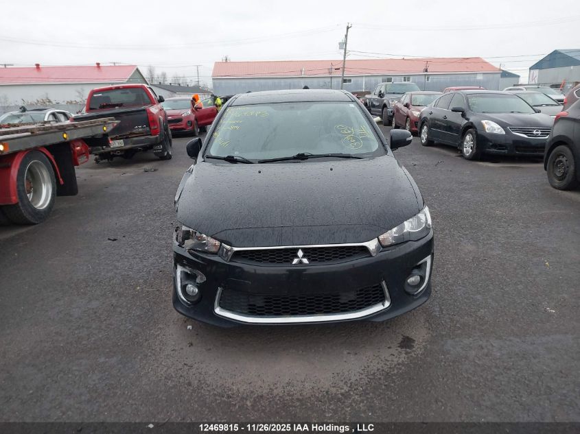 2016 Mitsubishi Lancer Es/Gts/Se Ltd VIN: JA32V2FW4GU600894 Lot: 12469815X