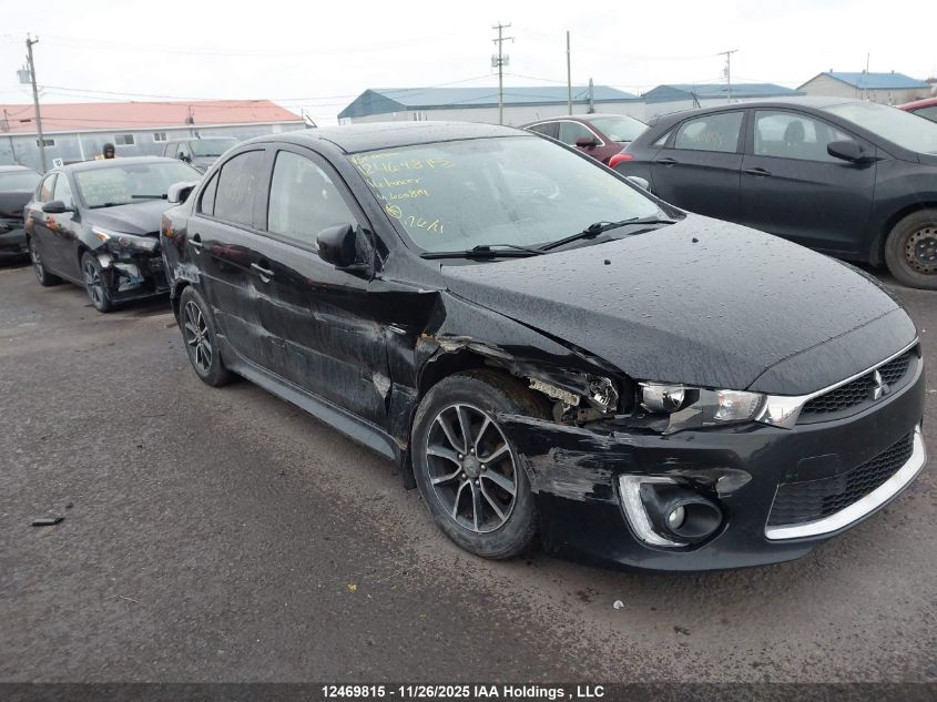 2016 Mitsubishi Lancer Es/Gts/Se Ltd VIN: JA32V2FW4GU600894 Lot: 12469815X