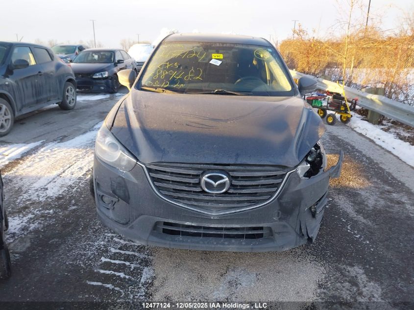 2016 Mazda Cx-5 Gs VIN: JM3KE2CY3G0889482 Lot: 12477124