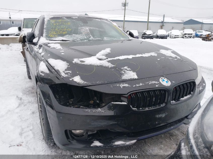 2014 BMW 328I xDrive VIN: WBA3B3G51ENR84860 Lot: 12477128