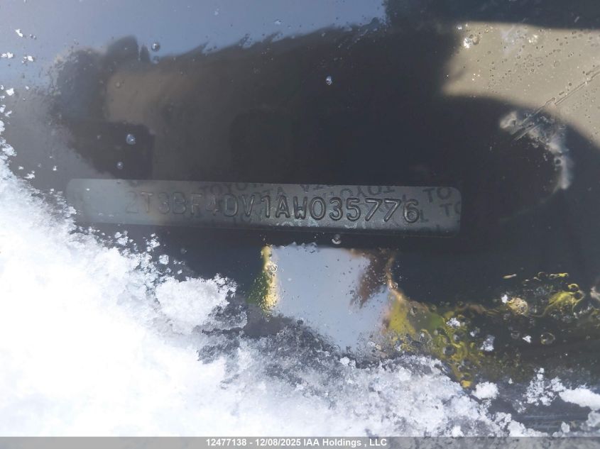 2010 Toyota Rav4 VIN: 2T3BF4DV1AW035776 Lot: 12477138