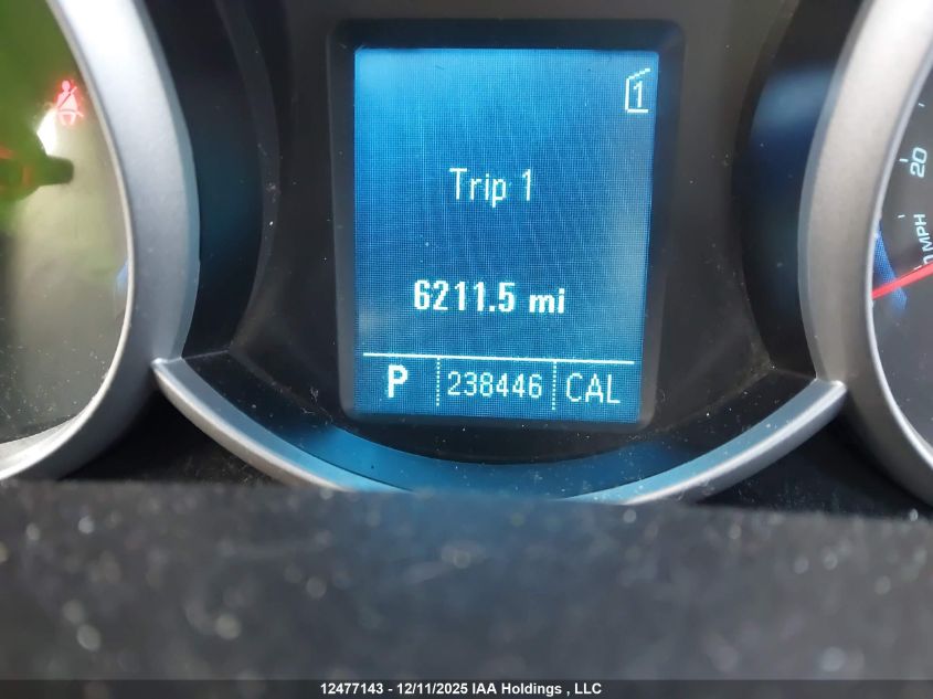 2011 Chevrolet Cruze Lt Turbo VIN: 1G1PG5S98B7136799 Lot: 12477143