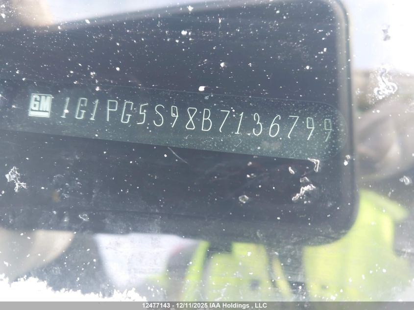 2011 Chevrolet Cruze Lt Turbo VIN: 1G1PG5S98B7136799 Lot: 12477143