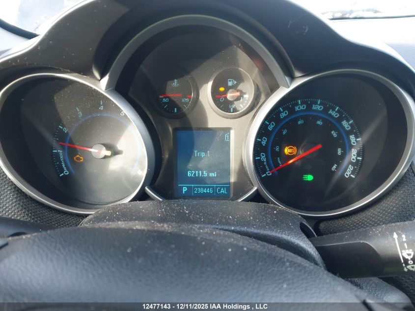 2011 Chevrolet Cruze Lt Turbo VIN: 1G1PG5S98B7136799 Lot: 12477143