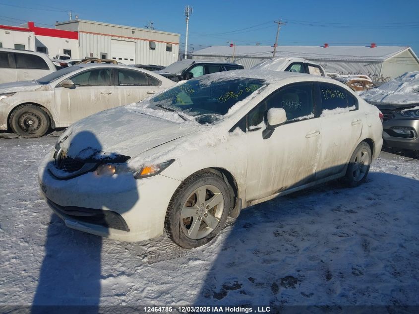 2013 Honda Civic Lx VIN: 2HGFB2F49DH032118 Lot: 12464785X