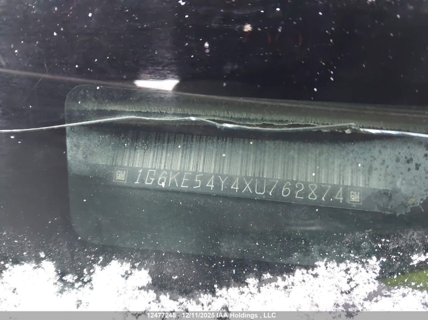 1999 Cadillac Deville D'elegance VIN: 1G6KE54Y4XU762874 Lot: 12477248