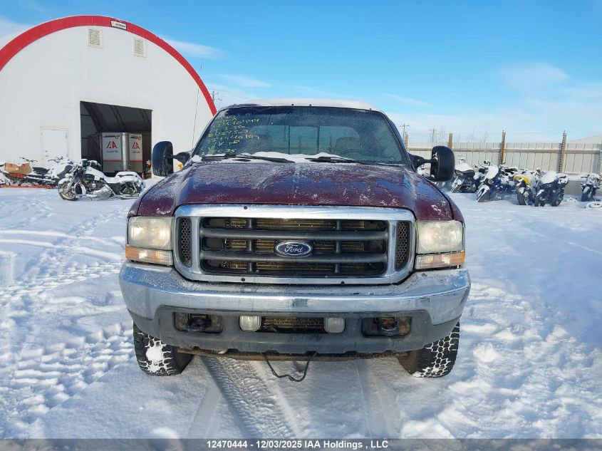 2004 Ford F-350 Lariat/Xl/Xlt VIN: 1FTSW31P04ED27303 Lot: 12470444X