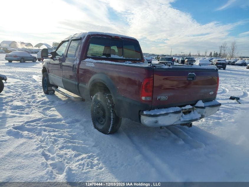 2004 Ford F-350 Lariat/Xl/Xlt VIN: 1FTSW31P04ED27303 Lot: 12470444X