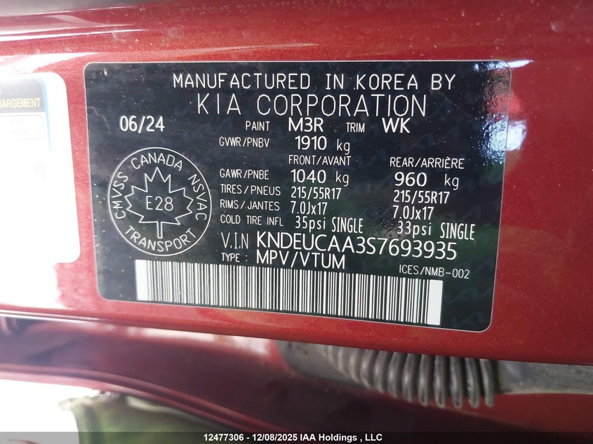 KNDEUCAA3S7693935 2025 KIA SELTOS photo no. 9
