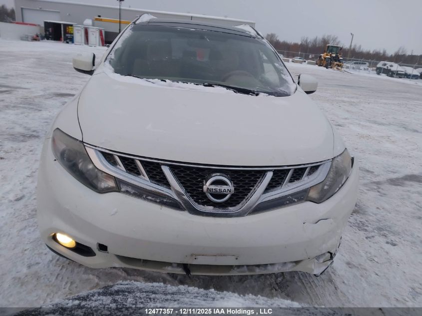 2014 Nissan Murano VIN: JN8AZ1MW1EW525902 Lot: 12477357