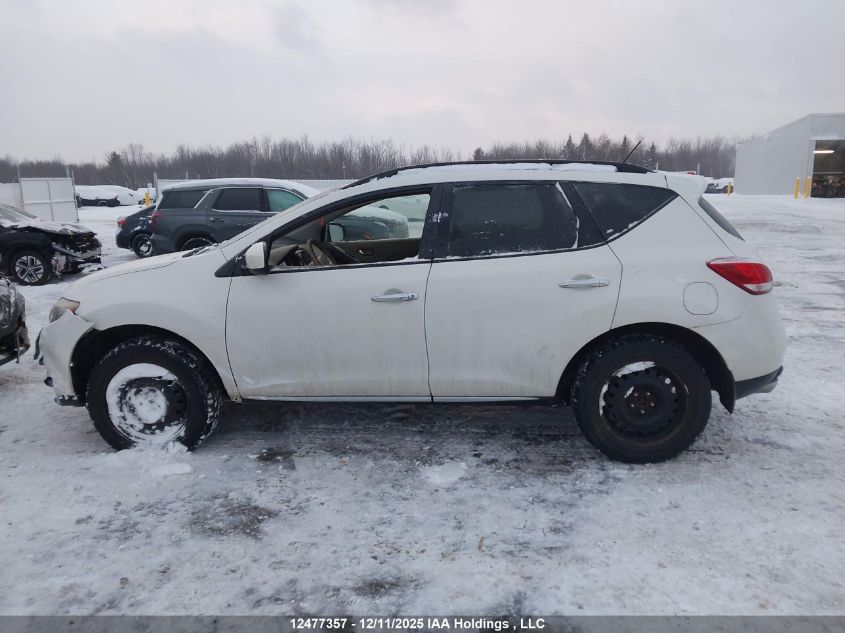 2014 Nissan Murano VIN: JN8AZ1MW1EW525902 Lot: 12477357