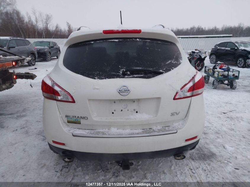 2014 Nissan Murano VIN: JN8AZ1MW1EW525902 Lot: 12477357