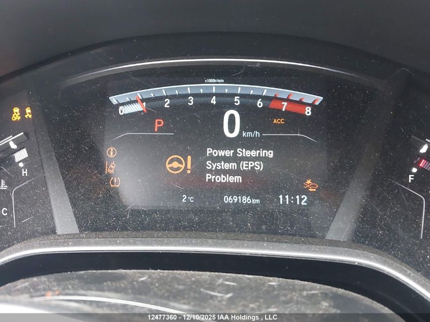 2019 Honda Cr-V Ex-L VIN: 2HKRW2H83KH112728 Lot: 12477360