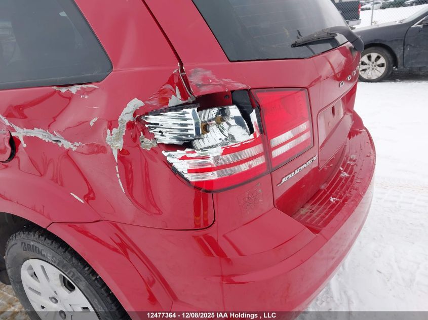 2016 Dodge Journey Cvp/Se Plus VIN: 3C4PDCAB7GT180739 Lot: 12477364