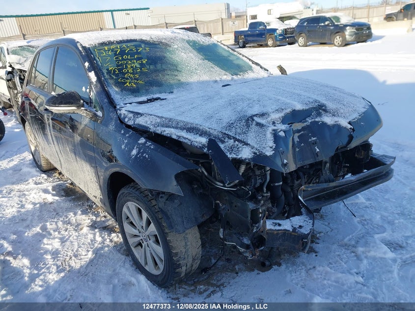 3VW217AU4HM002968 2017 Volkswagen Golf S/Wolfsburg/Se/Sel auction photo 1