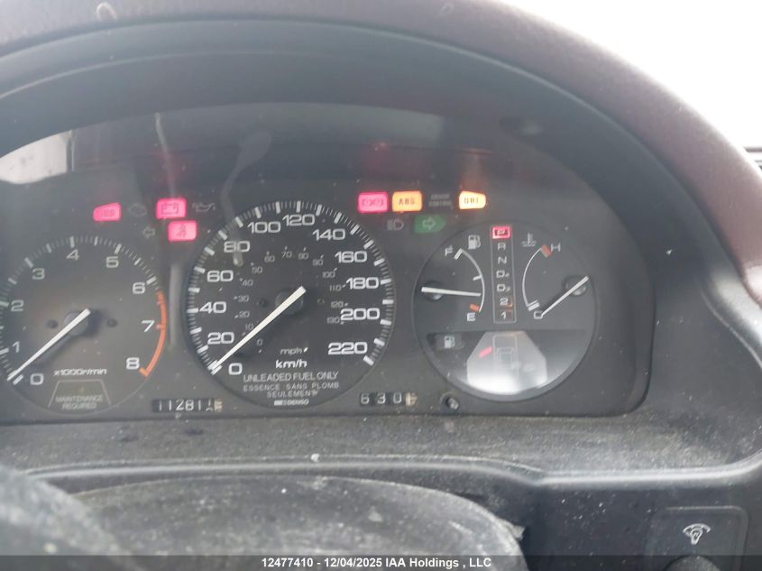 1993 Honda Accord Ex-R VIN: JHMCB7675PC808274 Lot: 12477410