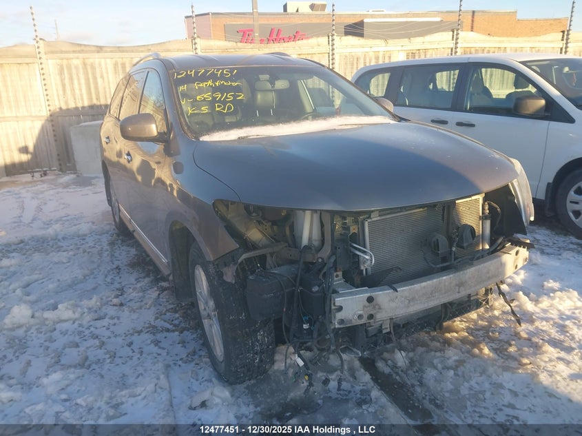 5N1AR2MM0EC659152 2014 Nissan Pathfinder Platinum/S/Sl/Sv auction photo 1
