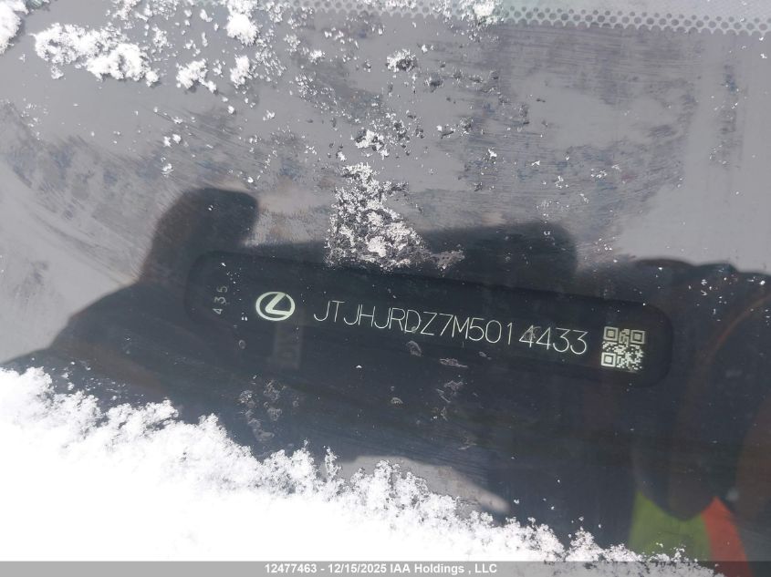 2021 Lexus Nx 300H VIN: JTJHJRDZ7M5014433 Lot: 12477463