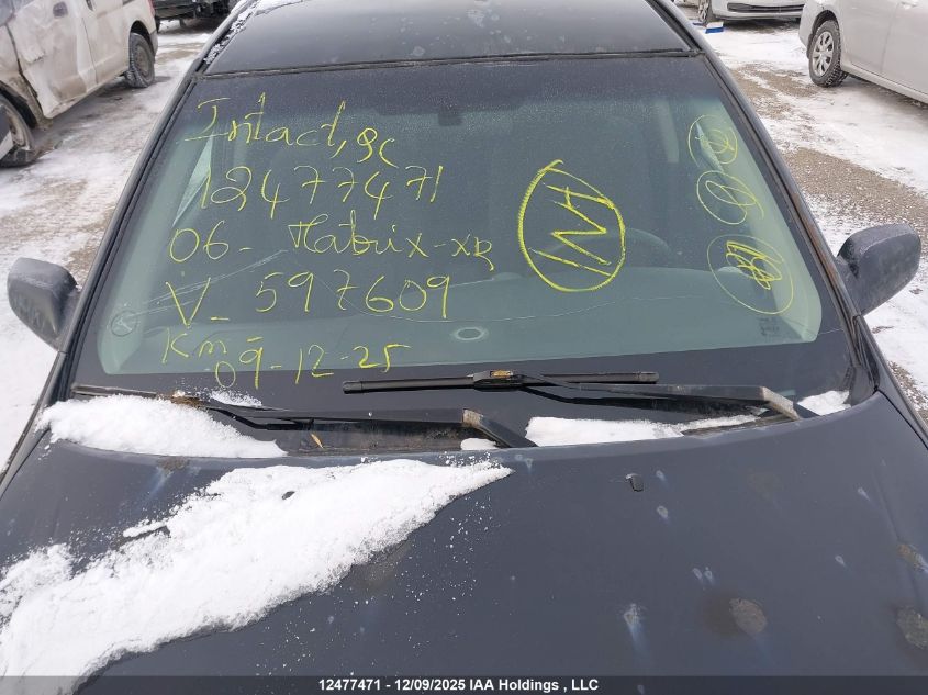 2006 Toyota Matrix Xr/Xrs VIN: 2T1KR32E06C597609 Lot: 12477471