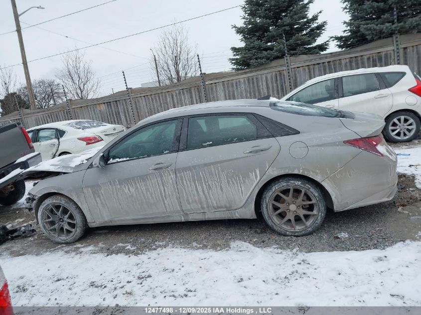 2021 Hyundai Elantra Essential Ivt With Hyundai Smartsense Package VIN: KMHLM4AG1MU071416 Lot: 12477498