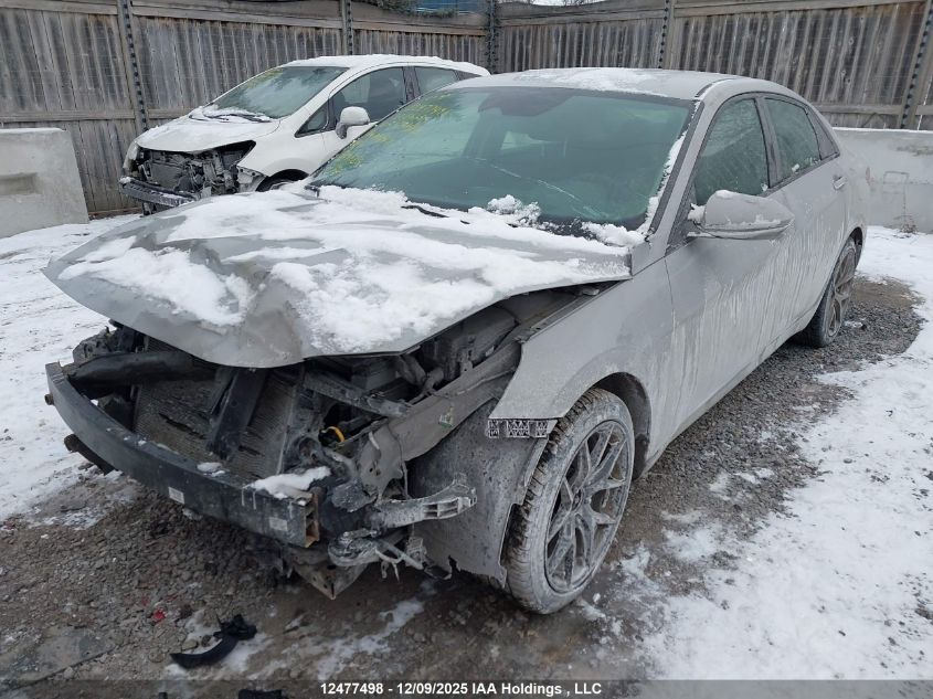 2021 Hyundai Elantra Essential Ivt With Hyundai Smartsense Package VIN: KMHLM4AG1MU071416 Lot: 12477498