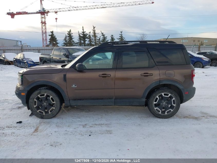 2022 Ford Bronco Sport Outer Banks VIN: 3FMCR9C65NRE13591 Lot: 12477509