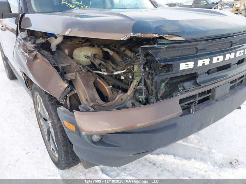 2022 Ford Bronco Sport Outer Banks VIN: 3FMCR9C65NRE13591 Lot: 12477509