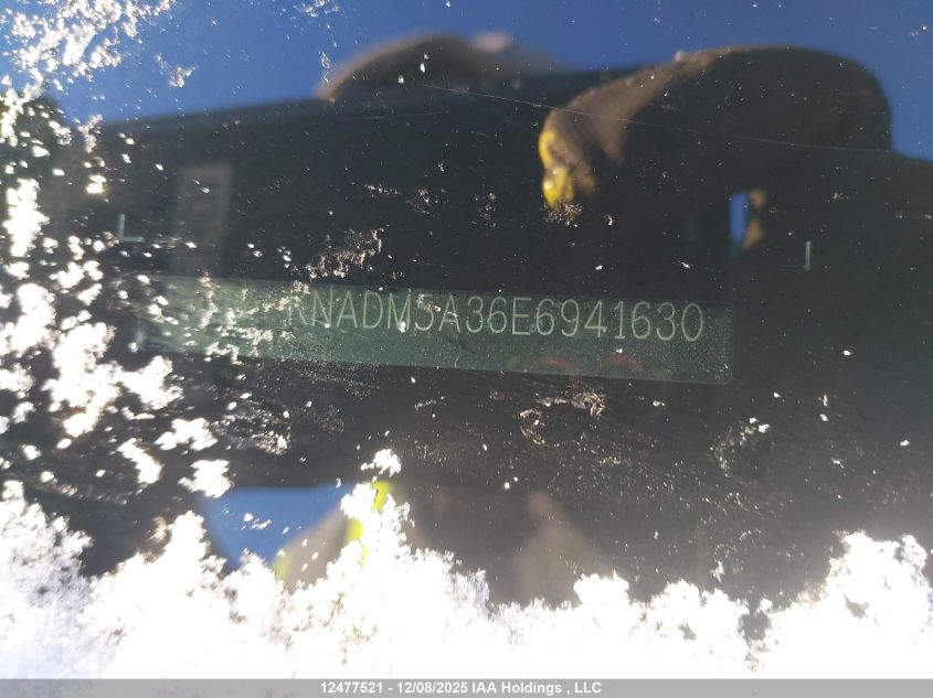 2014 Kia Rio VIN: KNADM5A36E6941630 Lot: 12477521