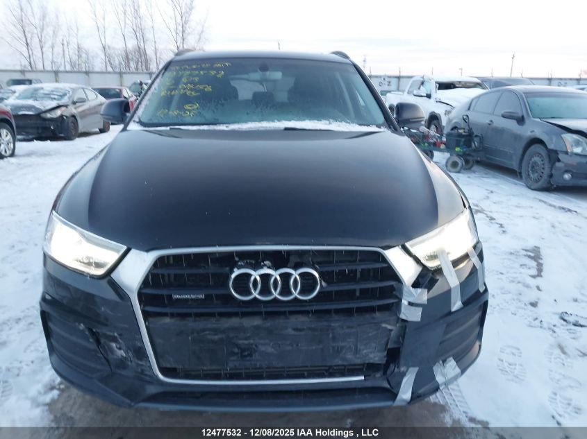 2016 Audi Q3 2.0T Komfort VIN: WA1EFCFS2GR016196 Lot: 12477532