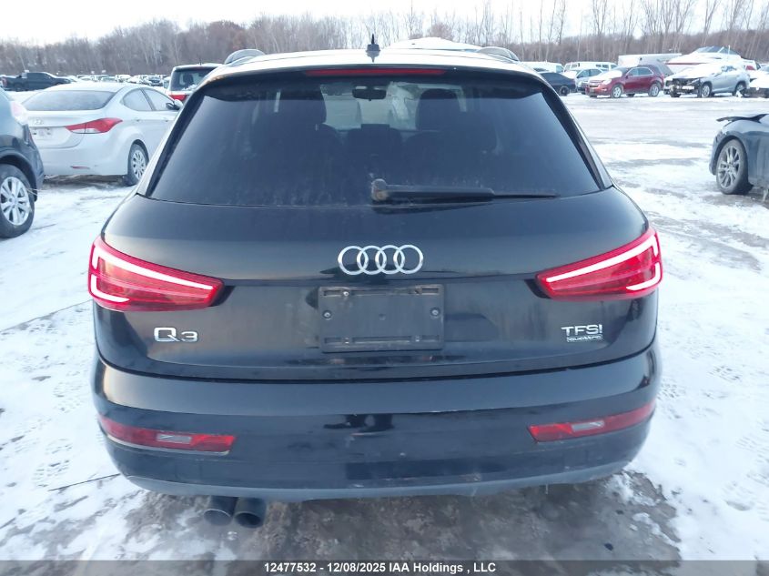 2016 Audi Q3 2.0T Komfort VIN: WA1EFCFS2GR016196 Lot: 12477532