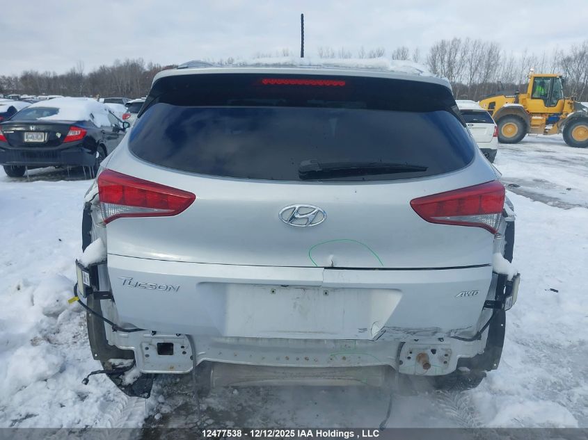 2016 Hyundai Tucson Premium VIN: KM8J3CA44GU100941 Lot: 12477538