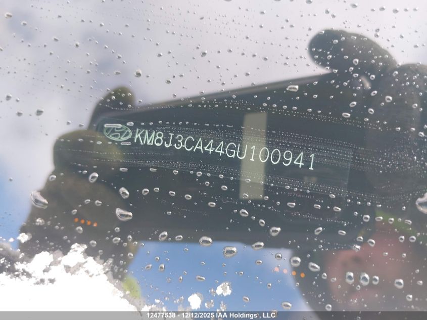 2016 Hyundai Tucson Premium VIN: KM8J3CA44GU100941 Lot: 12477538