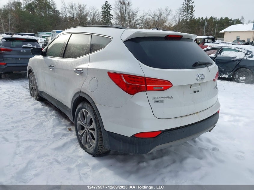 5XYZUDLA1EG200474 2014 HYUNDAI SANTA FE photo no. 3
