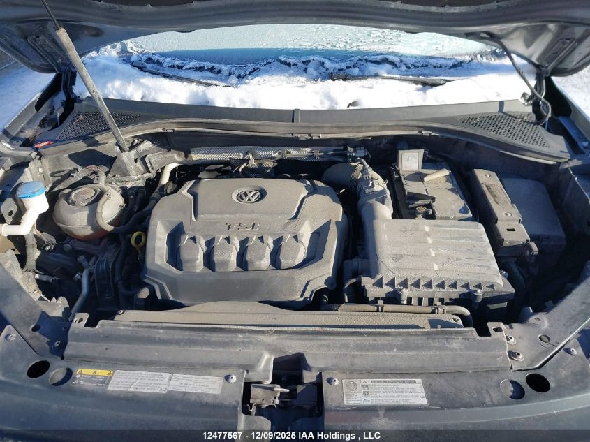 2018 Volkswagen Tiguan VIN: 3VV0B7AX4JM147615 Lot: 12477567