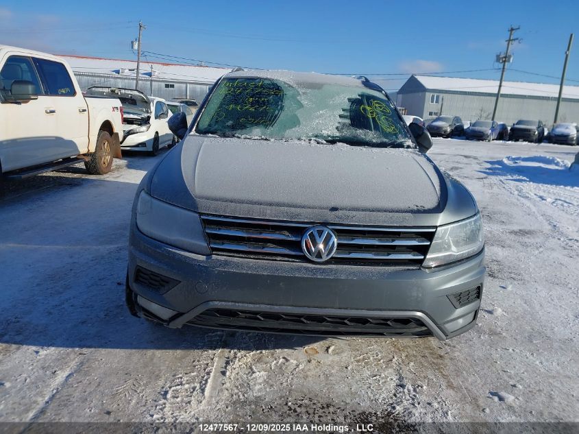 2018 Volkswagen Tiguan VIN: 3VV0B7AX4JM147615 Lot: 12477567