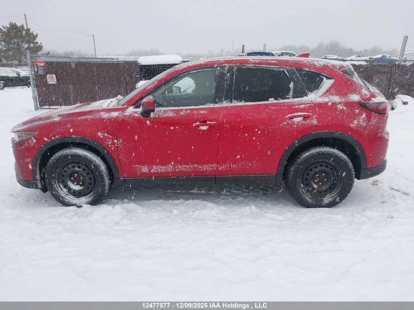 2022 Mazda Cx-5 Gx VIN: JM3KFBBLXN0595366 Lot: 12477577