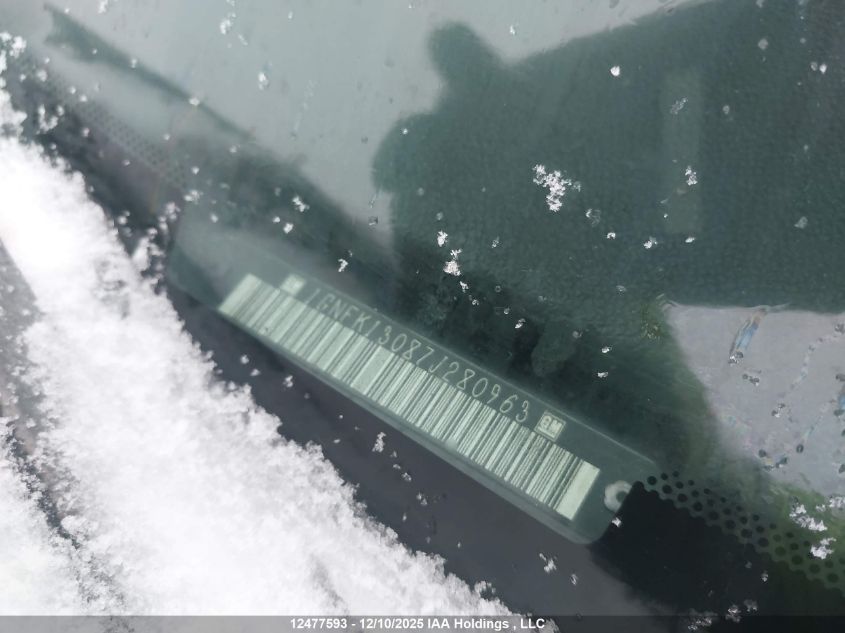 2007 Chevrolet Tahoe Ls/Lt/Ltz VIN: 1GNFK13087J280963 Lot: 12477593