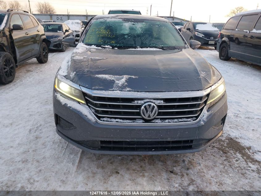 2020 Volkswagen Passat Comfortline VIN: 1VWAA7A35LC003317 Lot: 12477615