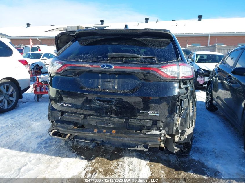 2018 Ford Edge Sport VIN: 2FMPK4AP4JBB81742 Lot: 12477666