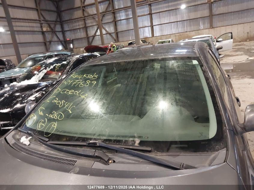 2010 Toyota Corolla S/Le/Xle VIN: 2T1BU4EE6AC208416 Lot: 12477689