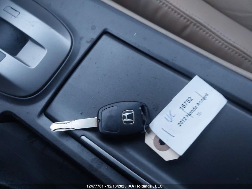 2012 Honda Accord Ex-L VIN: 1HGCP2F82CA801482 Lot: 12477701