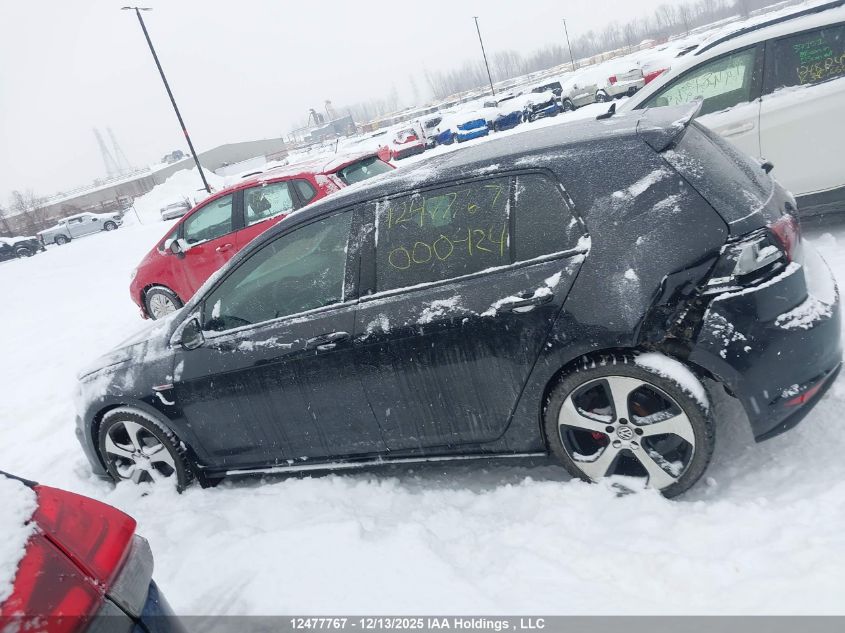 2015 Volkswagen Gti VIN: 3VW5T7AU3FM000424 Lot: 12477767