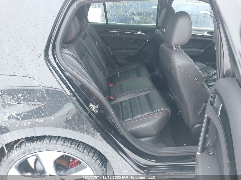 2015 Volkswagen Gti VIN: 3VW5T7AU3FM000424 Lot: 12477767